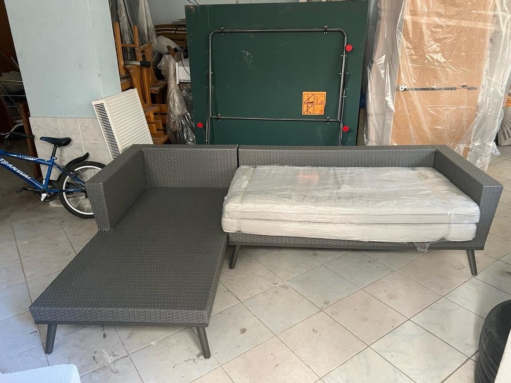 ÇOK TEMİZ IKEA MARKA SUYA DAYANIKLI KÖŞELİ BAHÇE TAKIMI - 4