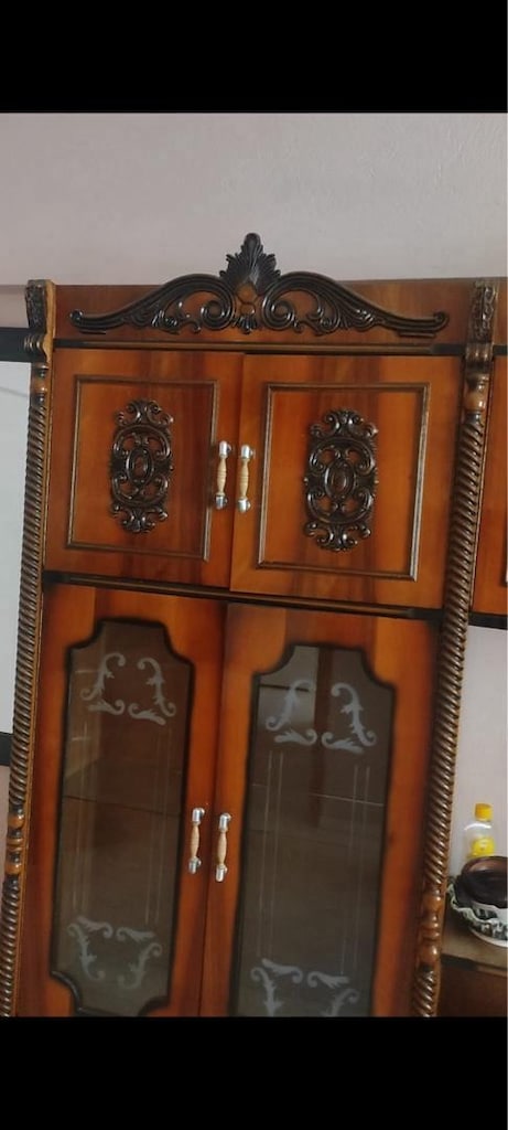ceviz ağacı vitrin antika - 2