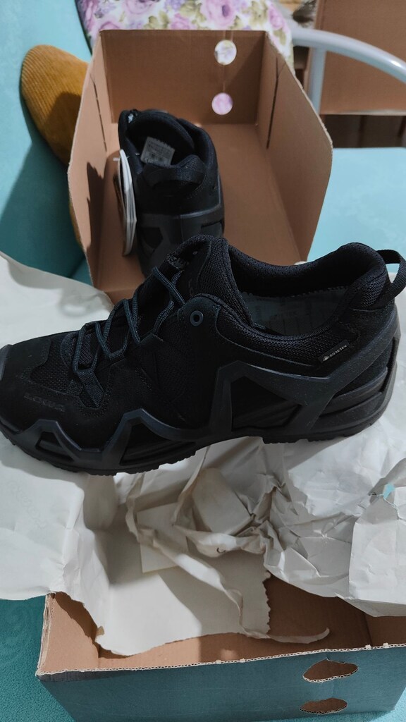 Lowa zephyr mk2 Gore-tex Lo Sıfır Kutusunda Siyah, kısa bot, Orijinal - 7