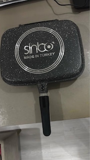 sinbo çift taraflı döküm tava - 3