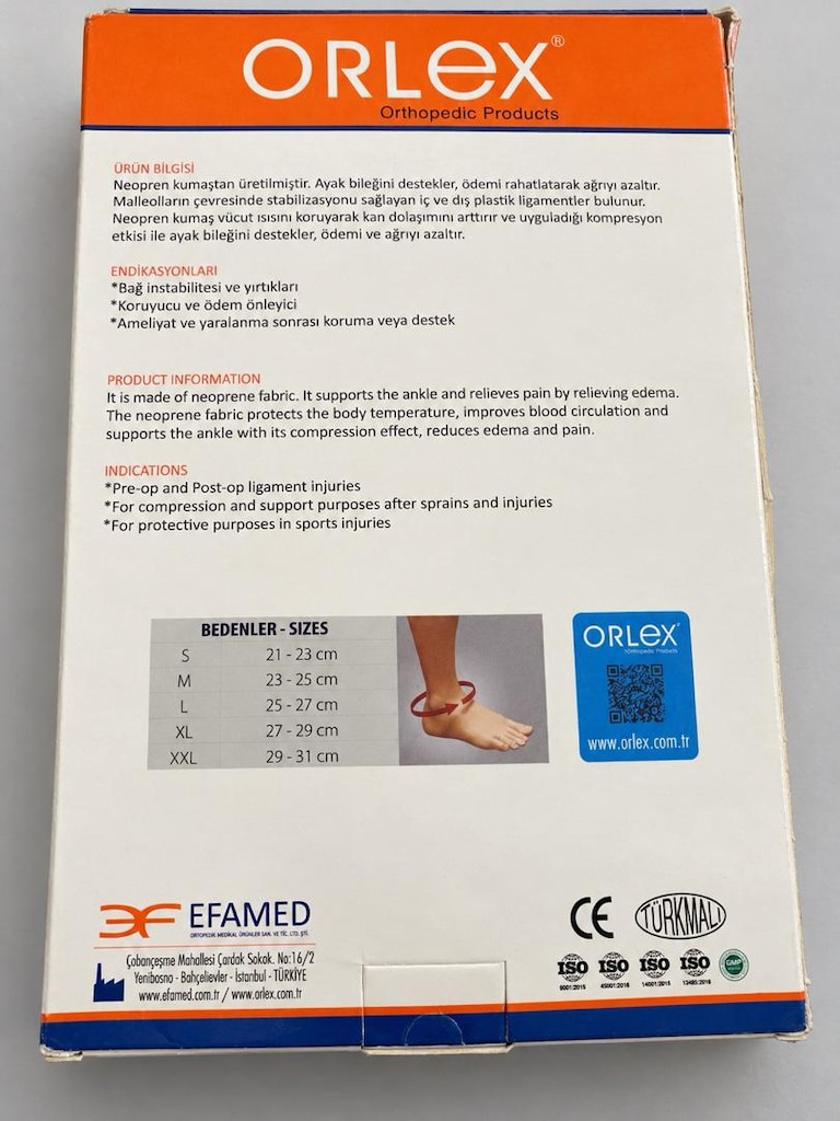 Orlex Ligament Destekli Ayak Bilekliği - 4