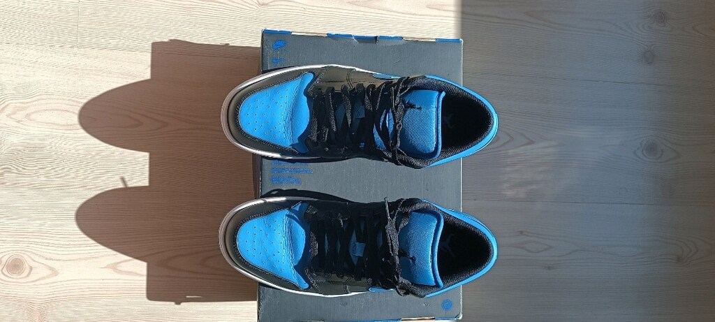 Air Jordan 1 Low Black University Blue 46 - 4