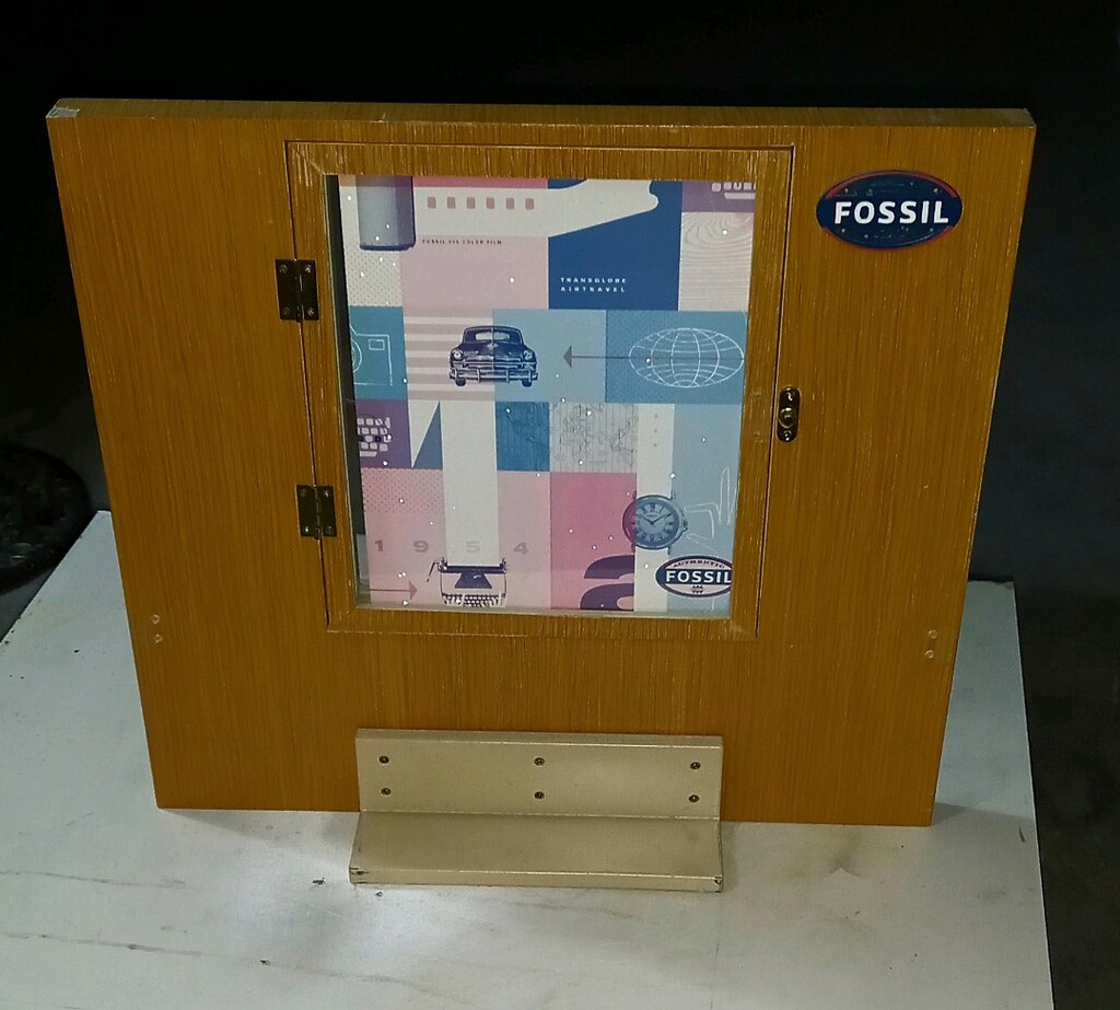 VİNTAGE FOSSIL AHŞAP PENCERE TİP PANO - 2