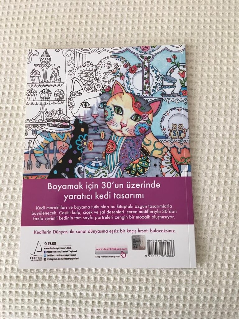 KEDİLERİN DÜNYASI BOYAMA KİTABI ÜCRETSİZ - 2