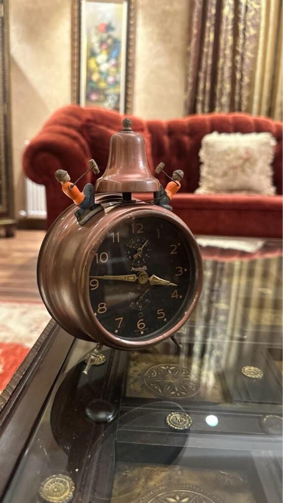 antika nadir model kurmalı çalar saat - 2