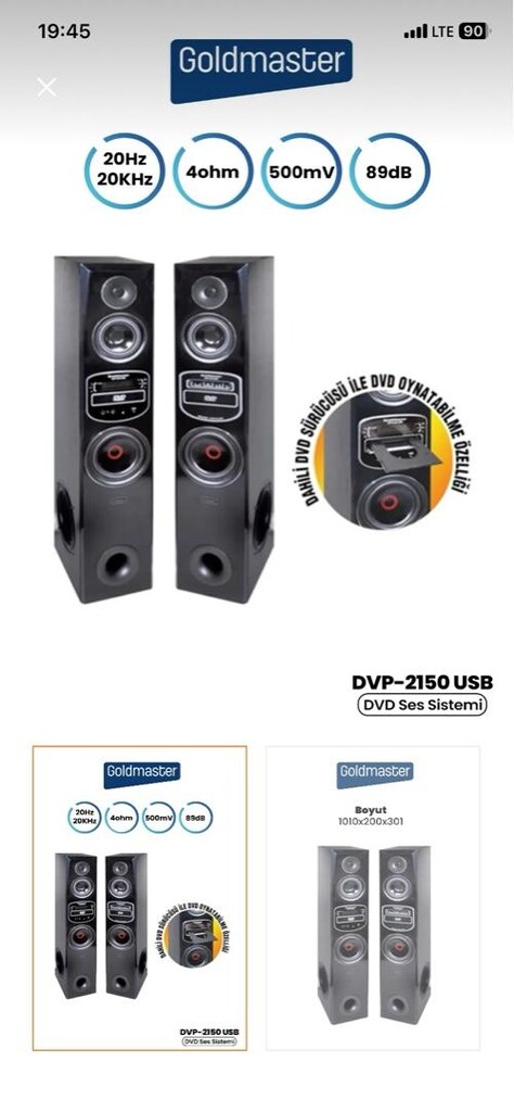 Goldmaster kule tipi sinema sistemi - 4