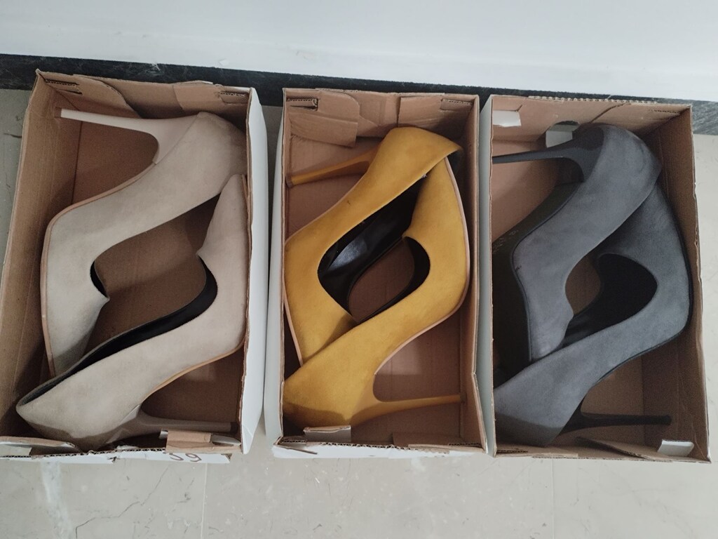 Süet topuklu stiletto - 5