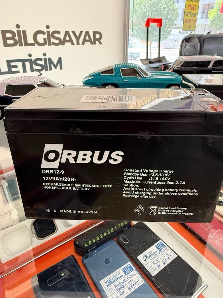 12volt 9 ah amper jel akü 5 ad sıfır garantili uygun fiyat - 2