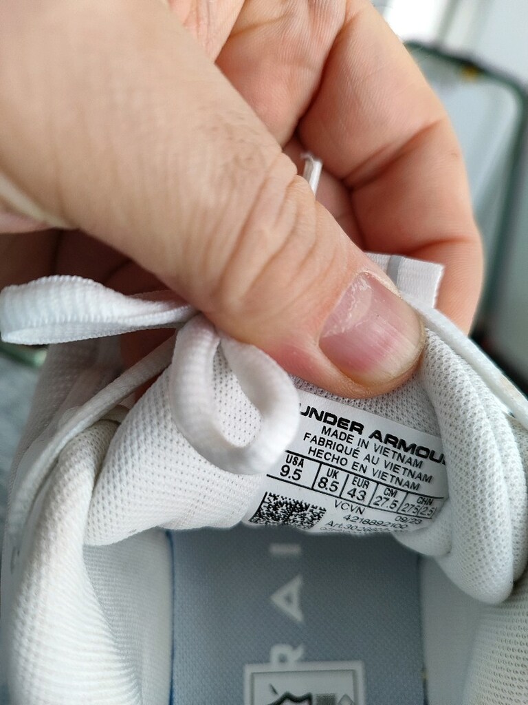 under armour antreman ayakkabısı 43 no beyaz grı sıfır etiketli - 6
