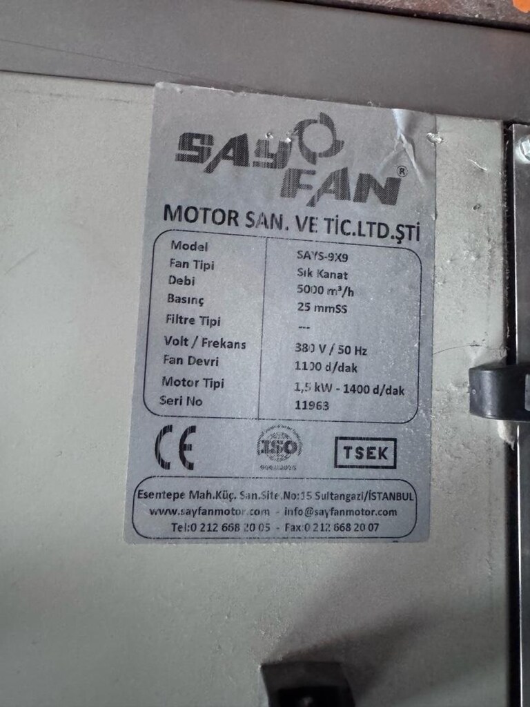 HAVALANDIRMA MOTORU HÜCRELİ 1.5 kw - 3