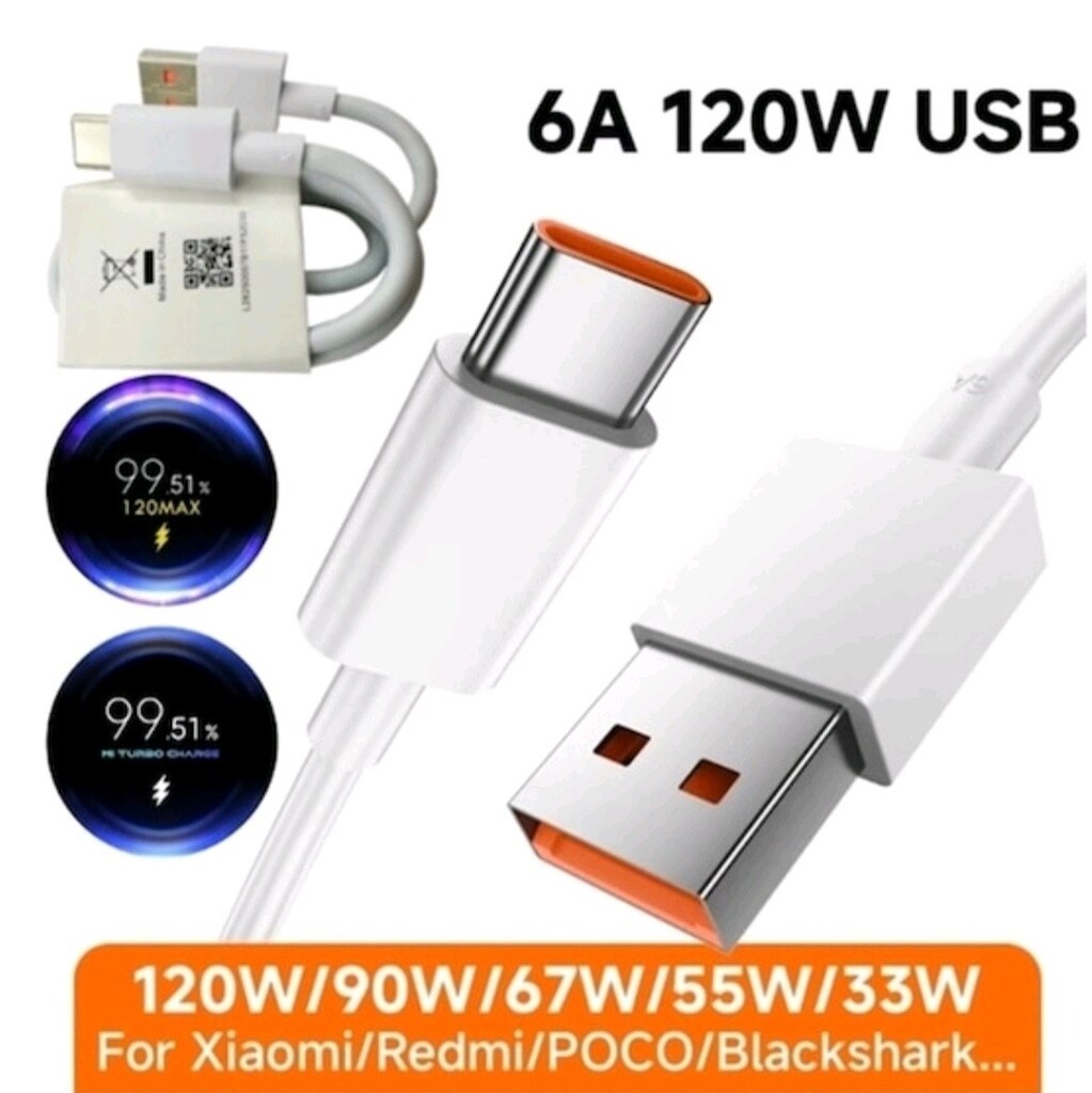 120W Usb-A dan Usb-C hızlı şarj kablosu - 3