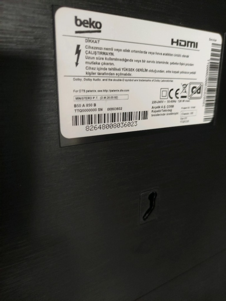 BEKO 50 İNÇ SMART LED TV EKRANI KIRIK!!!! - 4