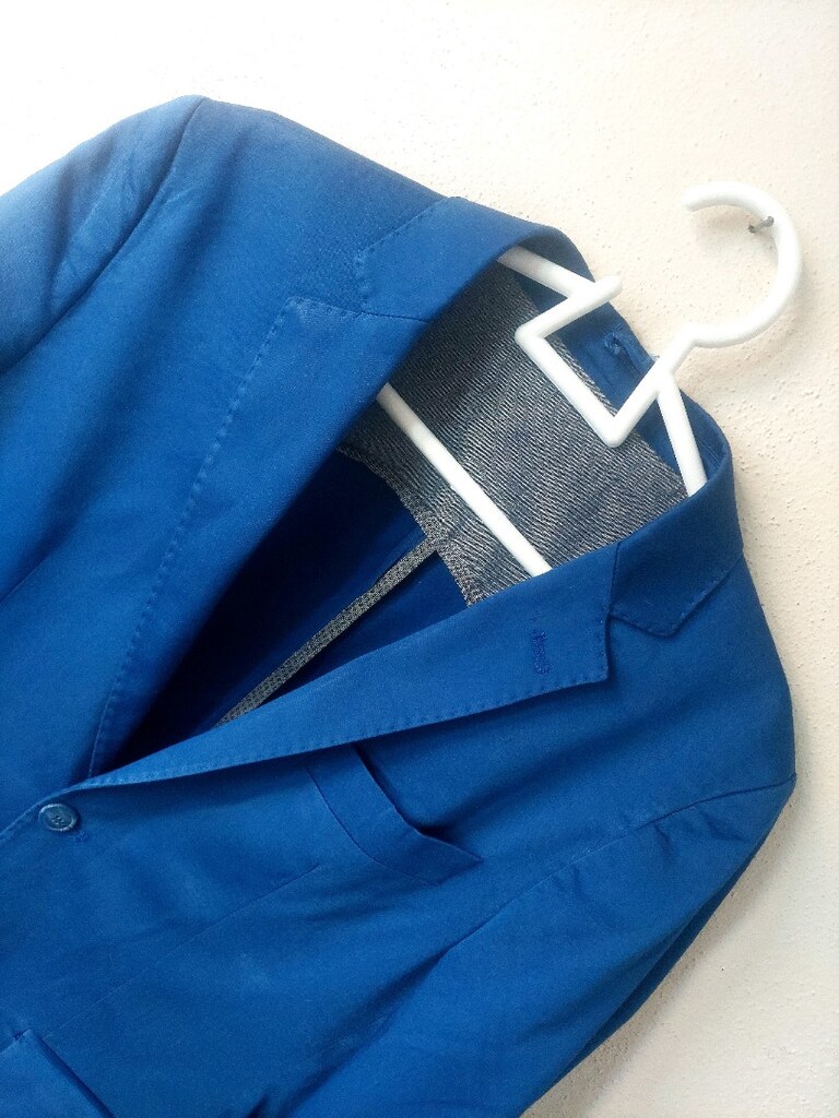 Collezione man Saks mavi blazer ceket - 4