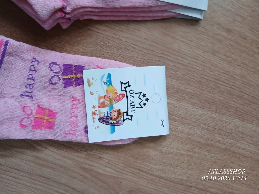 Sıfır, Etiketli 12 Çift (1 Düzine) #Özart #Çocuk #Patik Çorap Seti! KO - 5