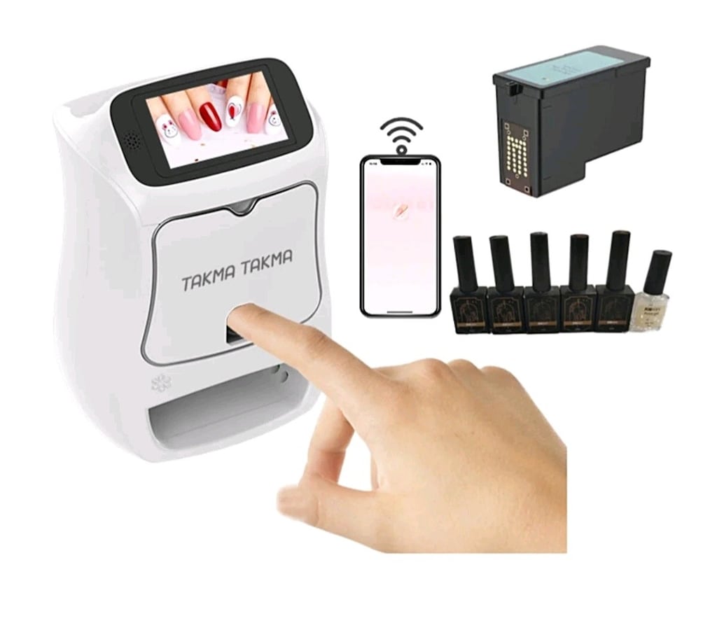 Tırnak Oje Boyama Printer Yazıcı Renkli Şekil Verici Yapay zekalı UV - 6