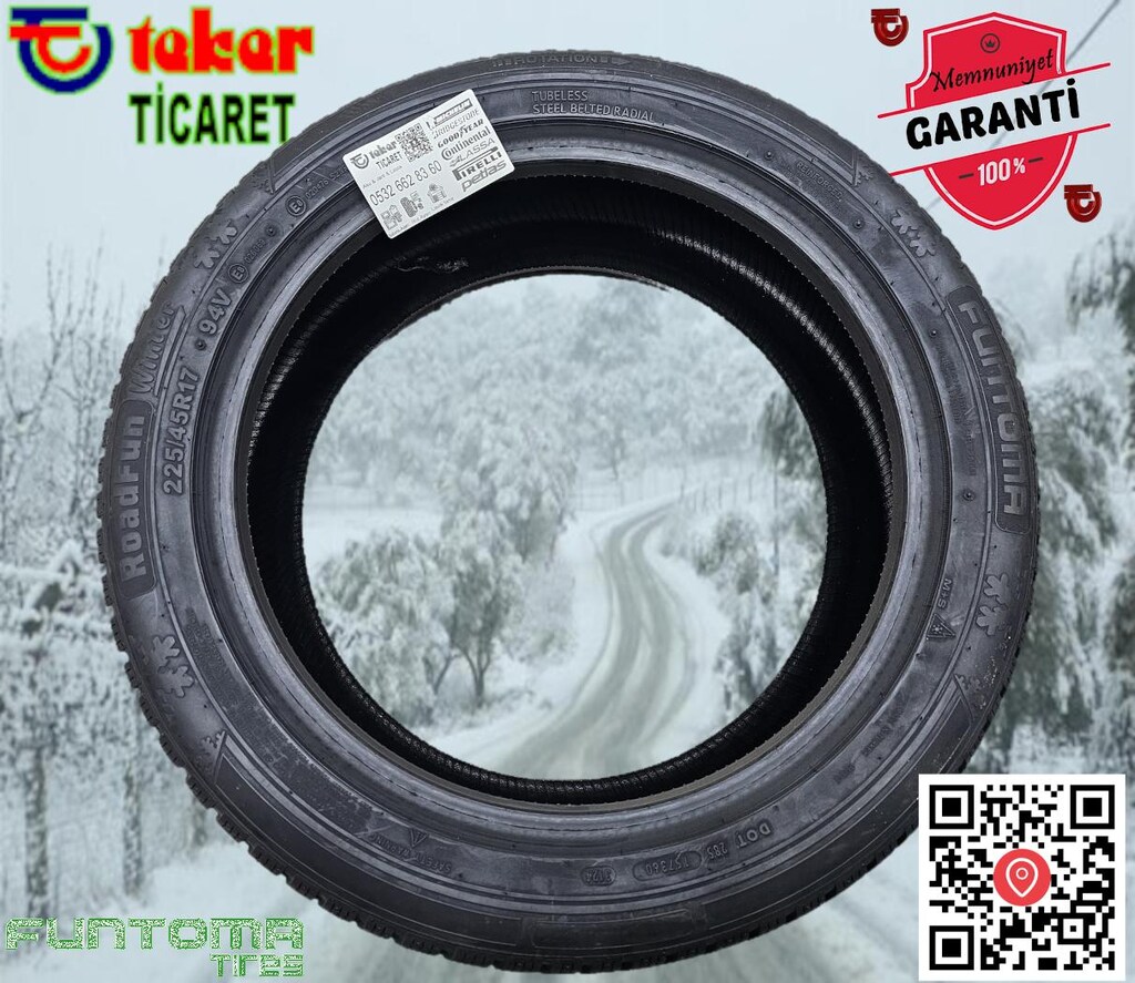 225 45 17 FUNTOMA ROADFUN WINTER #kış & kar lastiği# Teker Ticaret - 2