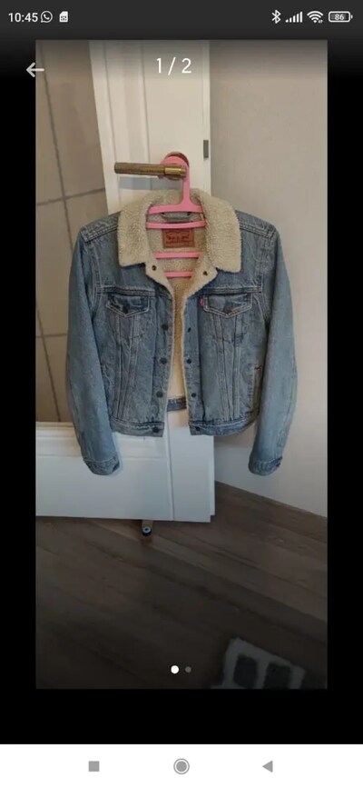 Levi's kürklü kot ceket