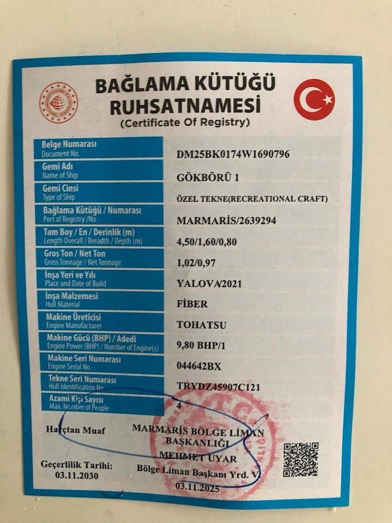 Marmaris Satılık Balıkçı Teknesi - 14