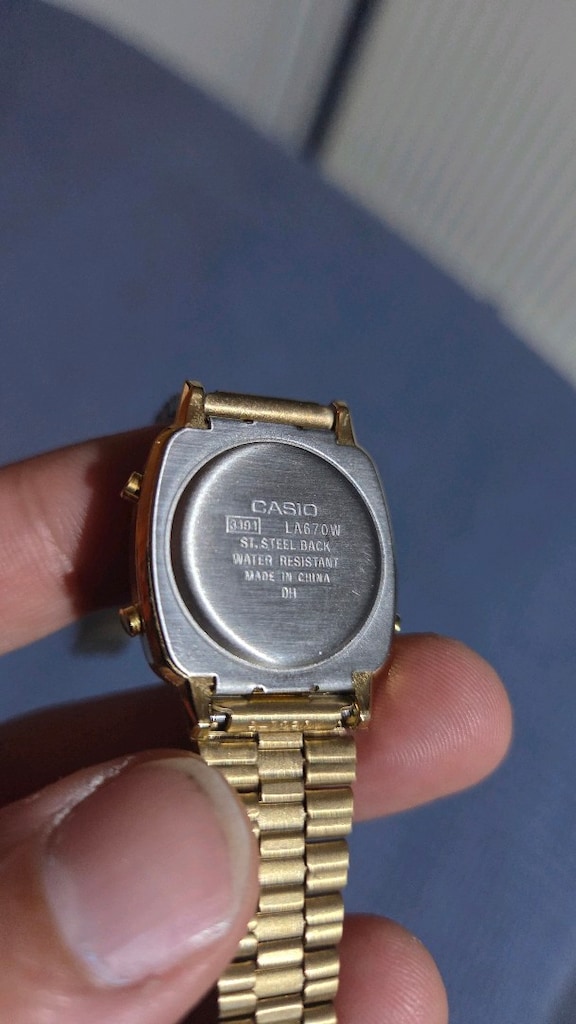 Casio gold kadın saati - 4