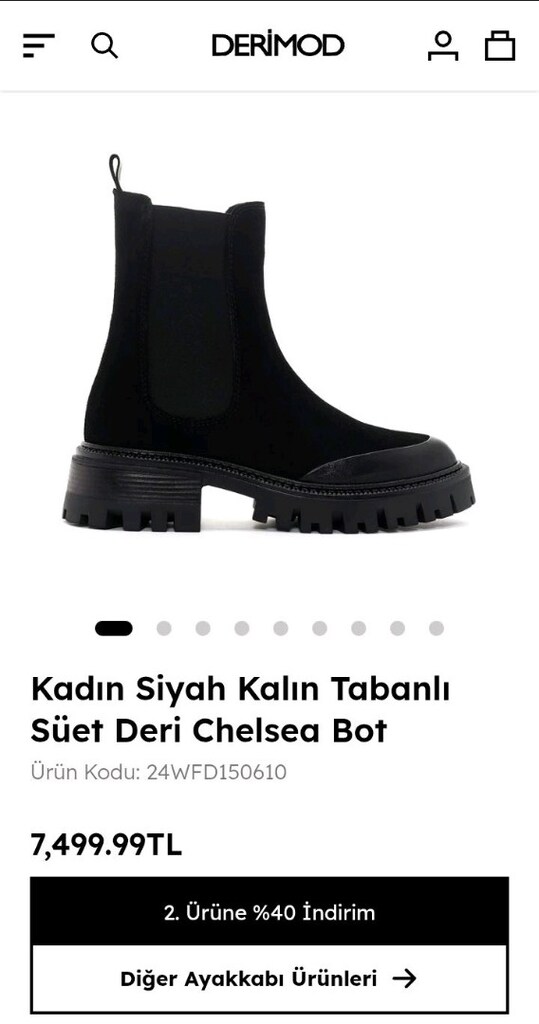 Derimod Hakiki Deri Chelsea Bot - 11