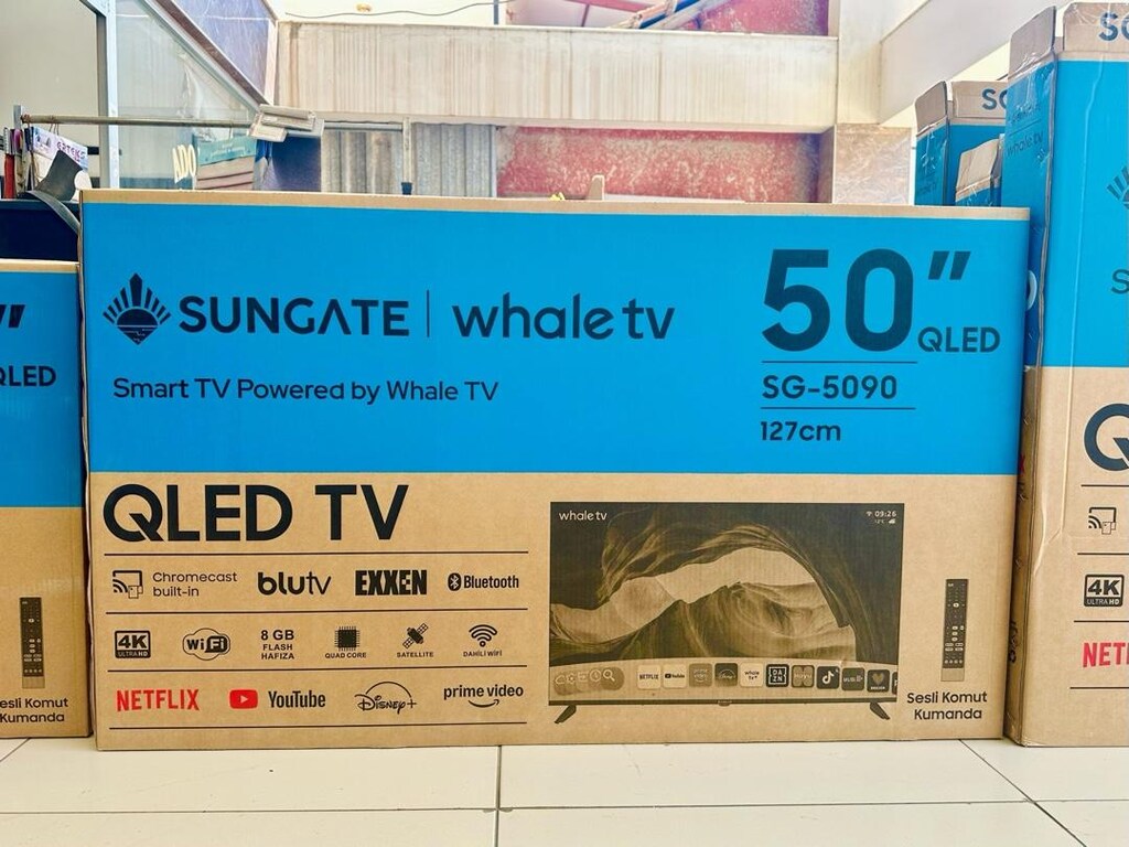 SUNGATE 127 EKRAN 4K WHALE ANDROİD QLED TV (SIFIR KAPALI KUTU) - 4