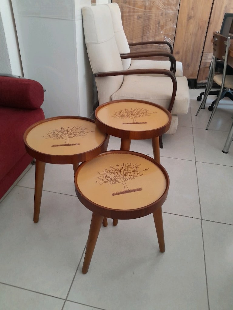 sıfır ayarında 3lü zigon sehpa - 4