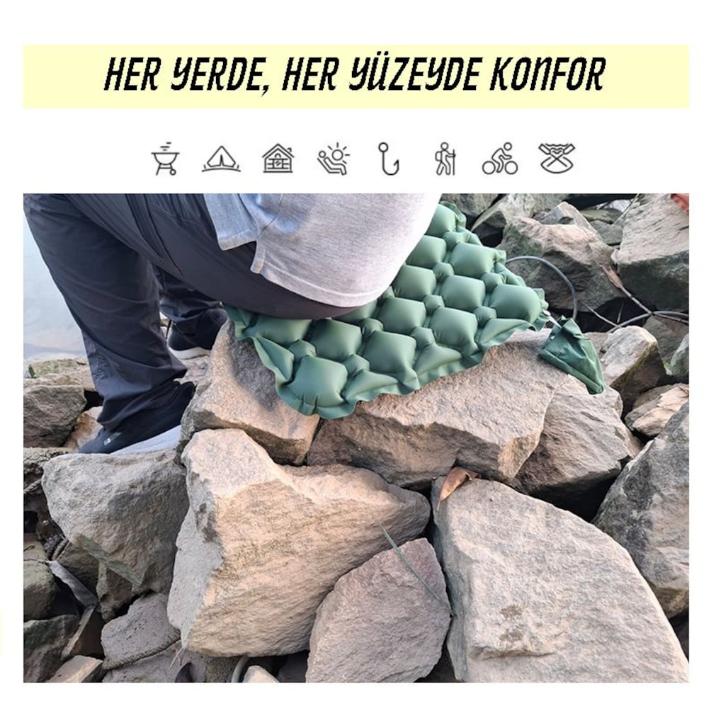 SANMEI YIRTILMAZ KATLANABİLİR ŞİŞME OUTDOOR MİNDER (LACİVERT) - 8