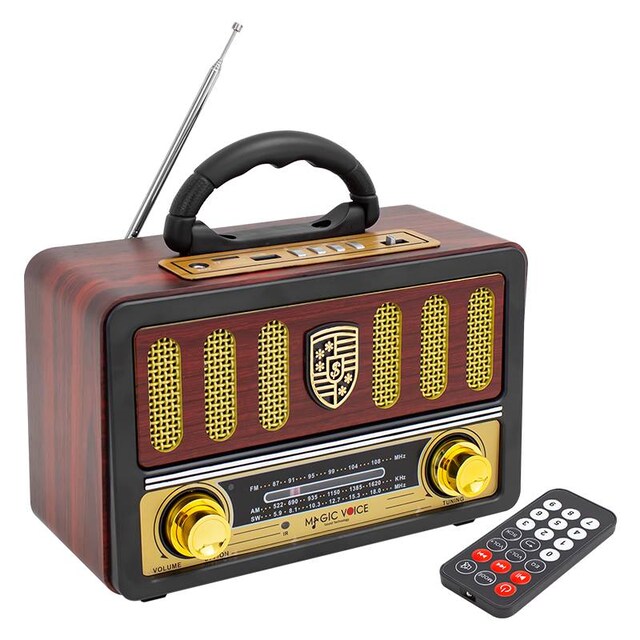 USB/SD/FM/BLUETOOTH DESTEKLİ TEK HOP LU NOSTALJİK RADYO