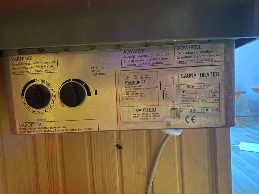AZ KULLANILMIŞ SAUNA SOBASI 6 kW FIRSAT FİYAT - 3
