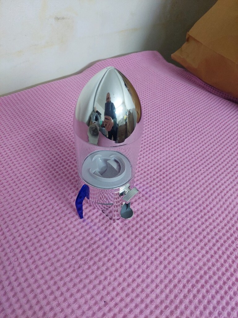 Şeker makinesi. Şekerleme kutusu. Roket şeklinde şekerleme kutusu - 4
