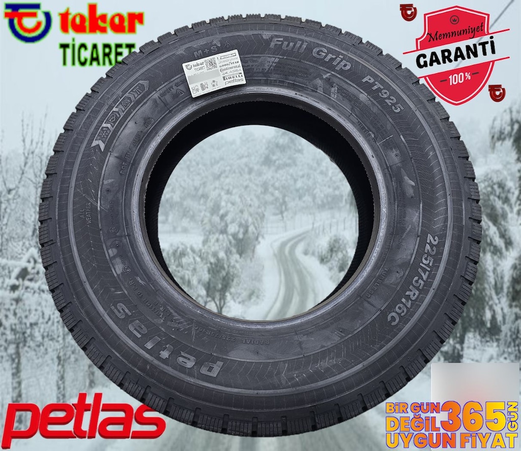 225 75 16 PETLAS PT925 #kış & kar lastiği#4mevsim# Teker Ticaret - 2
