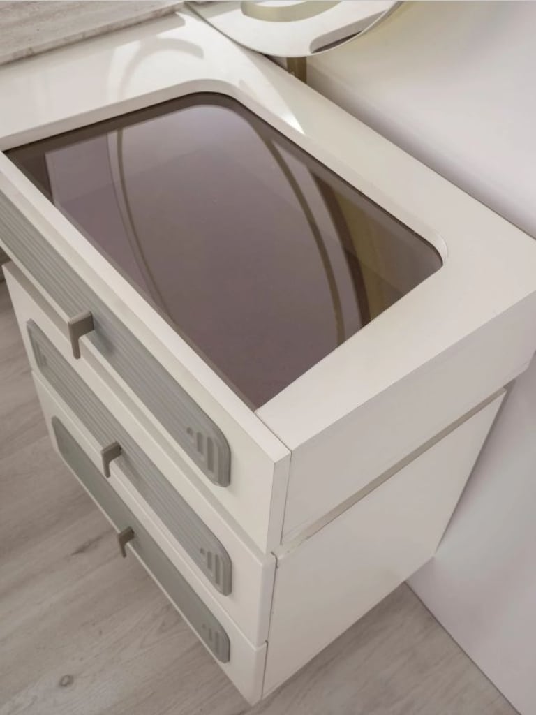 Sıfır, %100 MDF , 6 Kapılı Gardırop - Aytaşı , Traverten, TURKUAZ - 12
