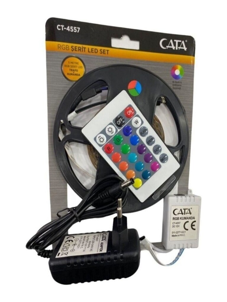 Cata CT-4557 Rgb Şerit LED Seti 5 mt 96 Renk - 4