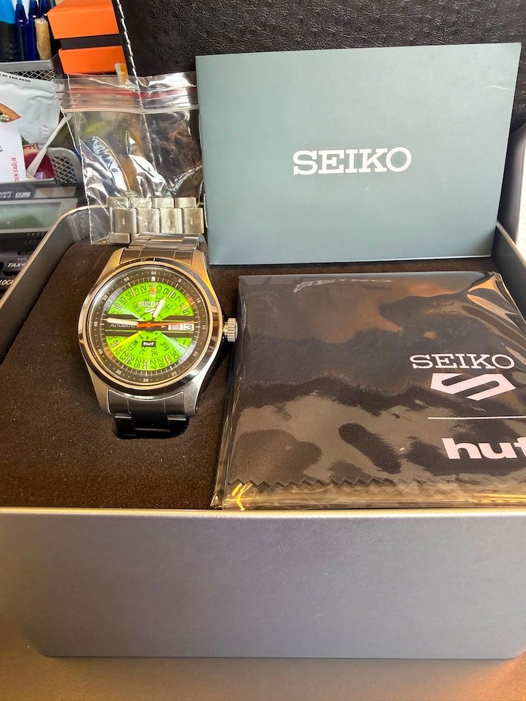 Sıfır Ayarında Seiko 5 Sports x HUF II Limited Edition - 2
