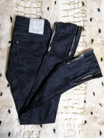 BERSHKA DÜŞÜK BEL KOT PANTOLON