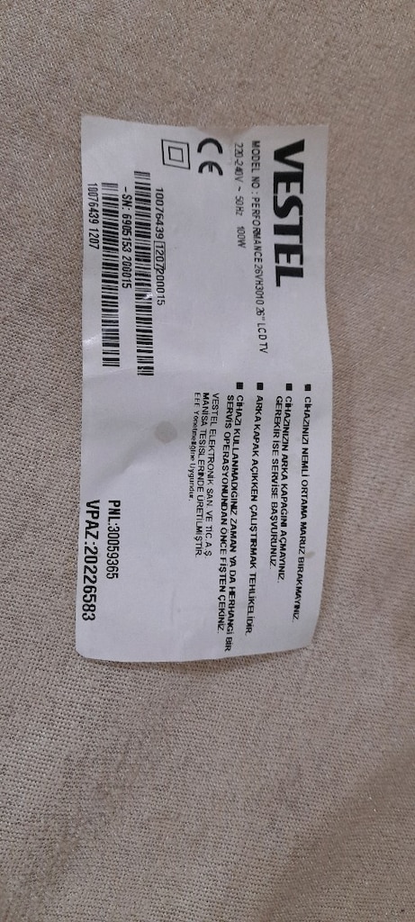 Satılık Vestel 26" LCD TV - 5