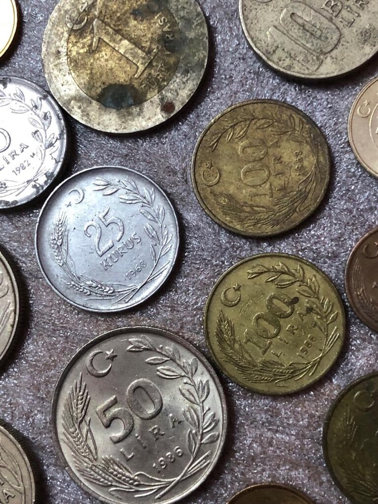 Koleksiyonerler için eski madeni para (Türk Lirası) - 8