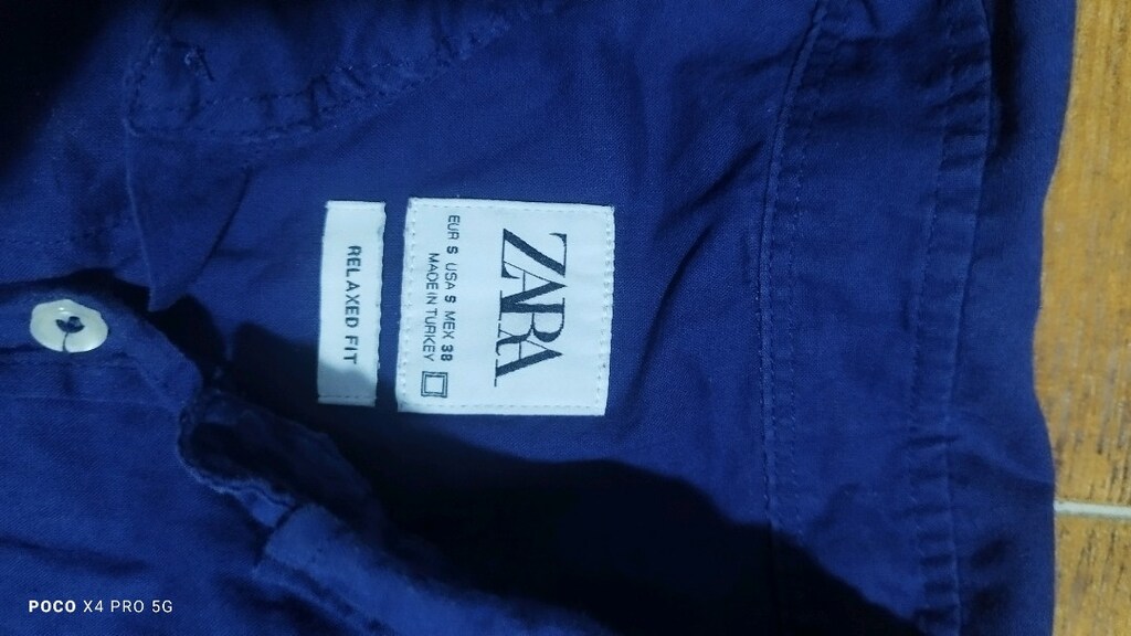 #Zara şık mevsimlik gömlek.Mağazasında pahalıdır.Eni çekilince 49 - 5