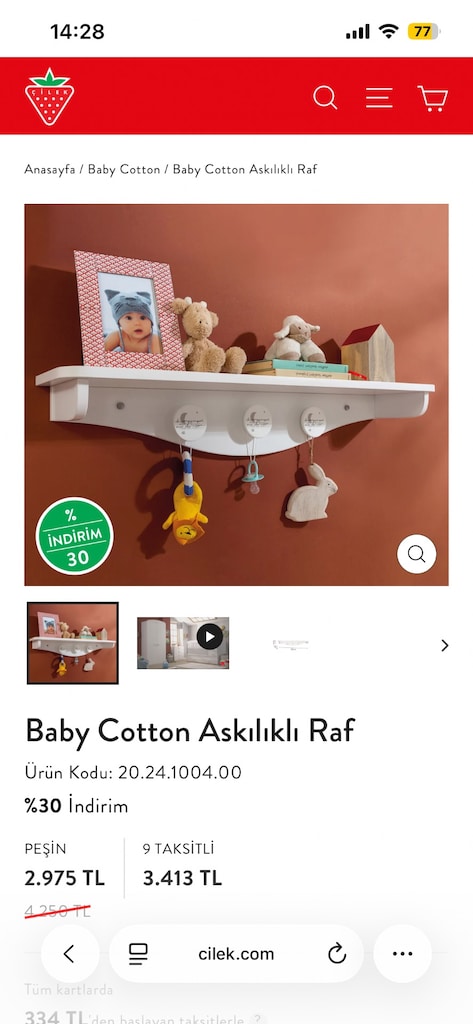 Çocuk Odası Takımı Beşik Dolap Çekmece