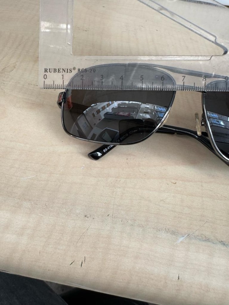 Vintage Bianco Metal Çerçeve Sıfır Gözlük - 9