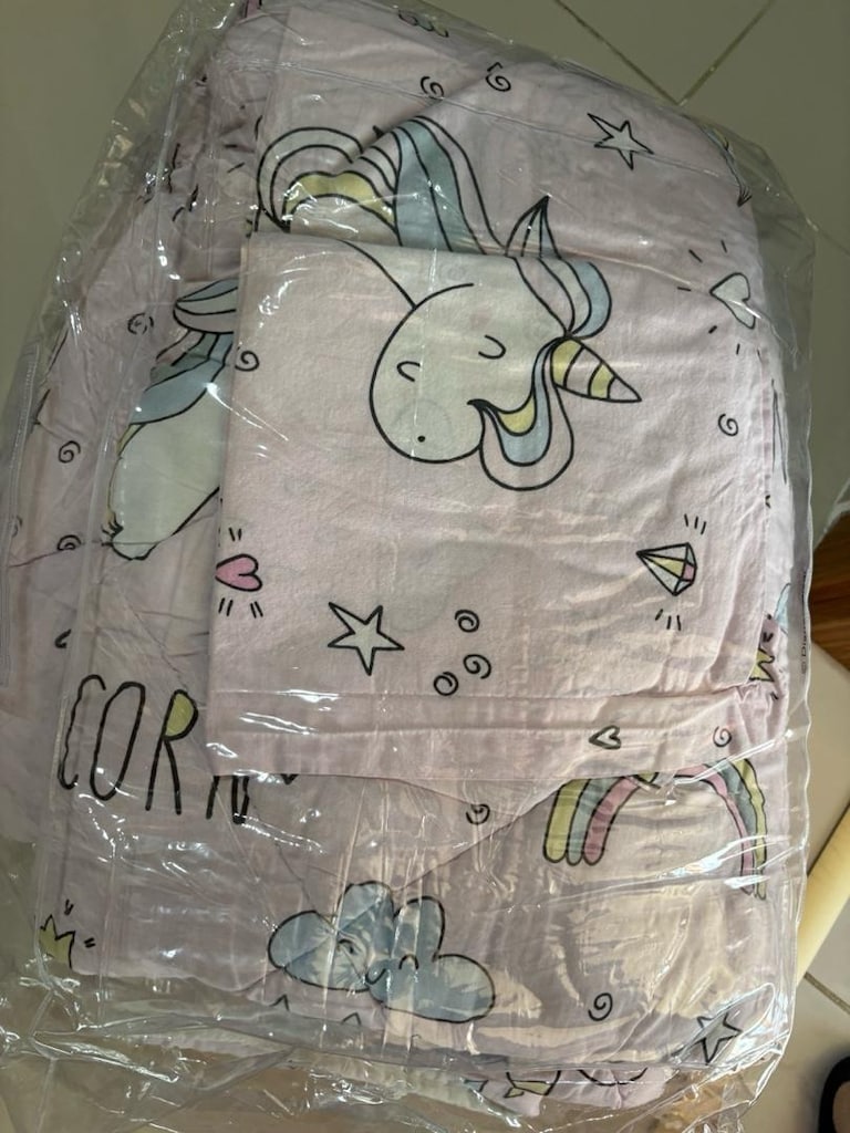 unicorn çocuk yorgan ve yastık kılıfı - 3