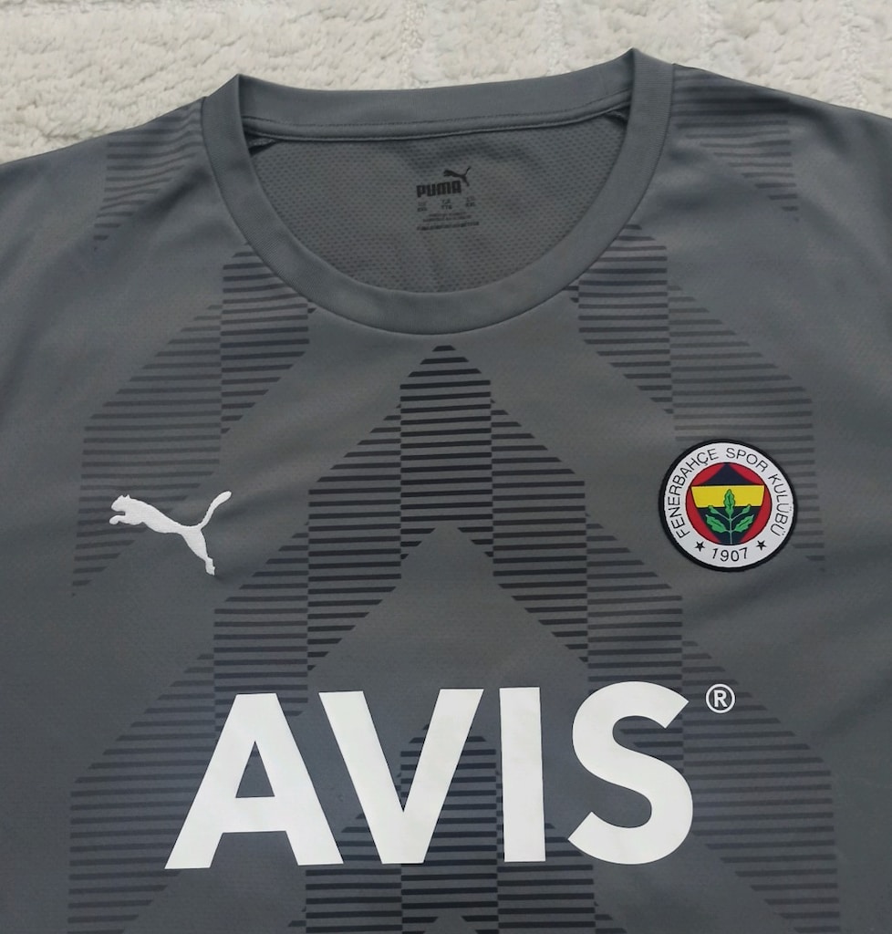 2022-2023 Altay Bayındır Orijinal Fenerbahçe Kaleci Forma Puma Gri - 5