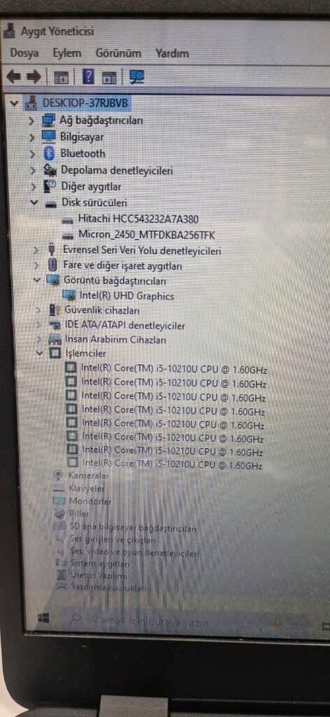 CASPER NİRVANA LAPTOP İ5 10.NESİL 8 RAM DAHİLİ EKRAN KARTI - 4