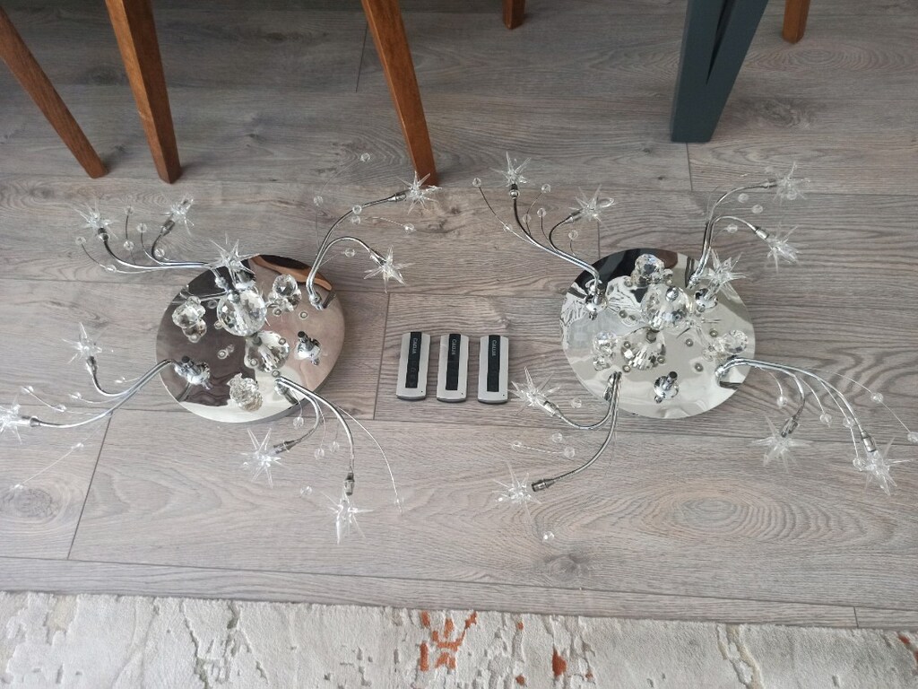 Avize LED'li salon ve oturma odası için inanılmaz ŞIK kumandalı CAM - 15