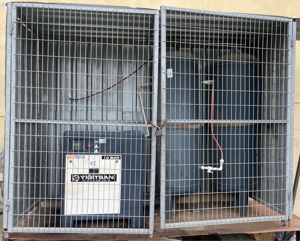 YİĞİTSAN YVK 30 vidalı kompresör , kurutucu, 1000 lt tank ve Kafes - 5