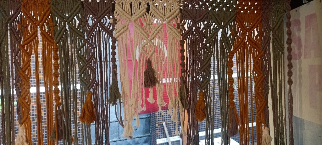 kapı sineklik süs makrema - 5