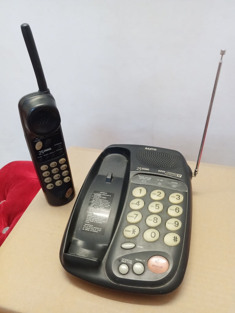 Sanyo Vintage Kablosuz Ev Telefonu - 3