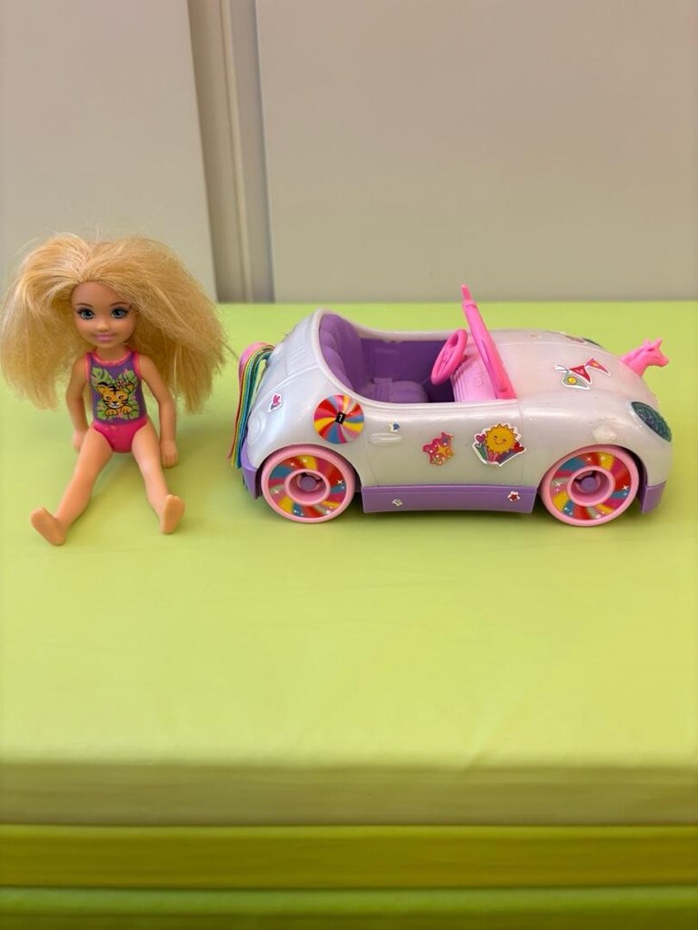 Barbie Chelsea Bebek ve Arabası GXT41 - 5