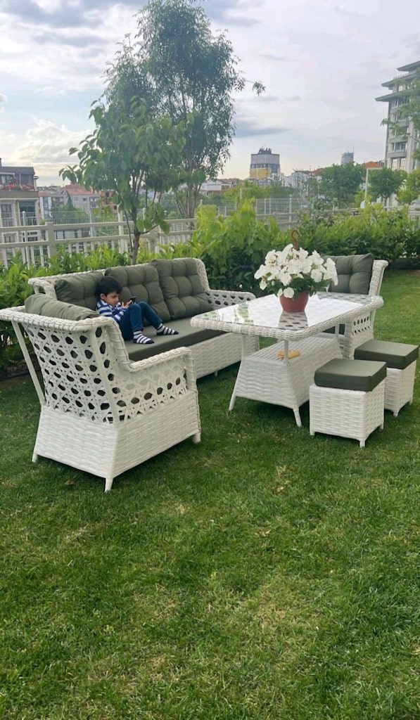koltuk takımı, bahçe balkon mobilyasi, rattan mobilya - 4