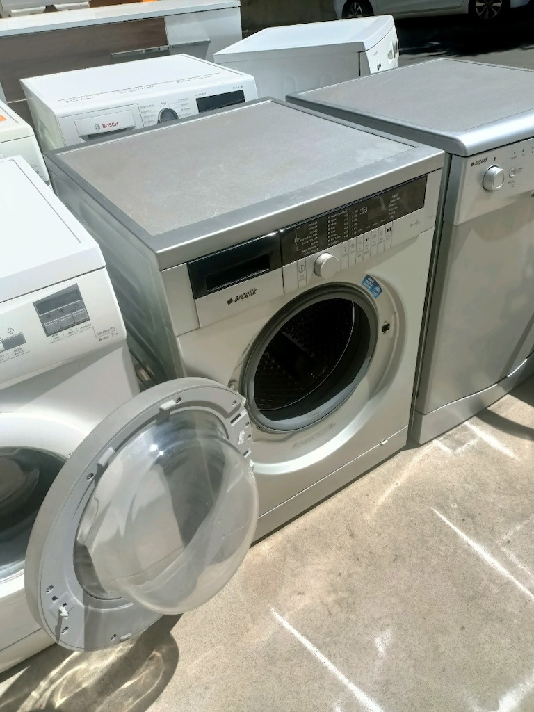 Arçelik 8 kg gri renk Tertemiz Sorunsuz Çamaşır Makinesi - 7